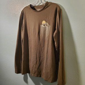 NWT Goodfellow & Co. Long Sleeve Mountain Tee L